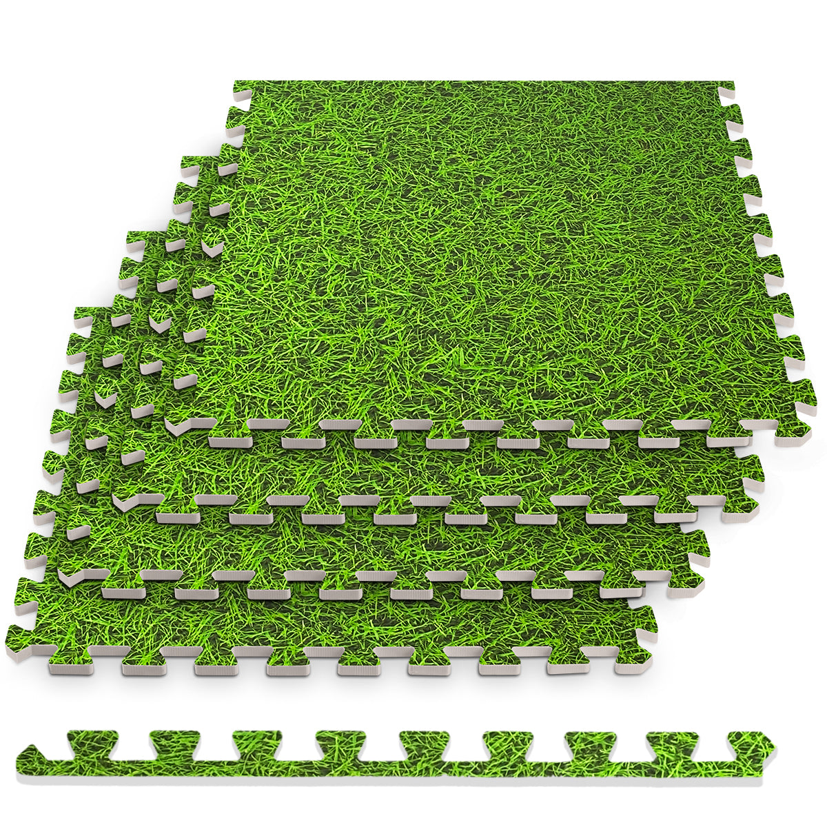 grass design foam floor tiles