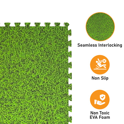 grass design foam floor tiles