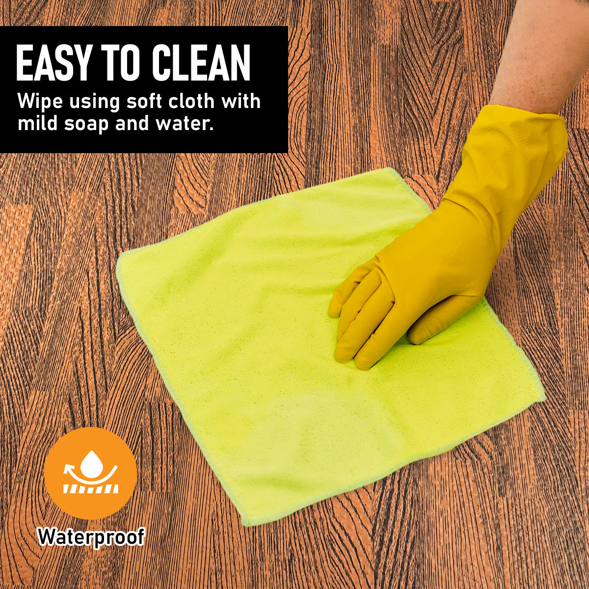 Dark Oak Foam Floor Tiles - Unboxed