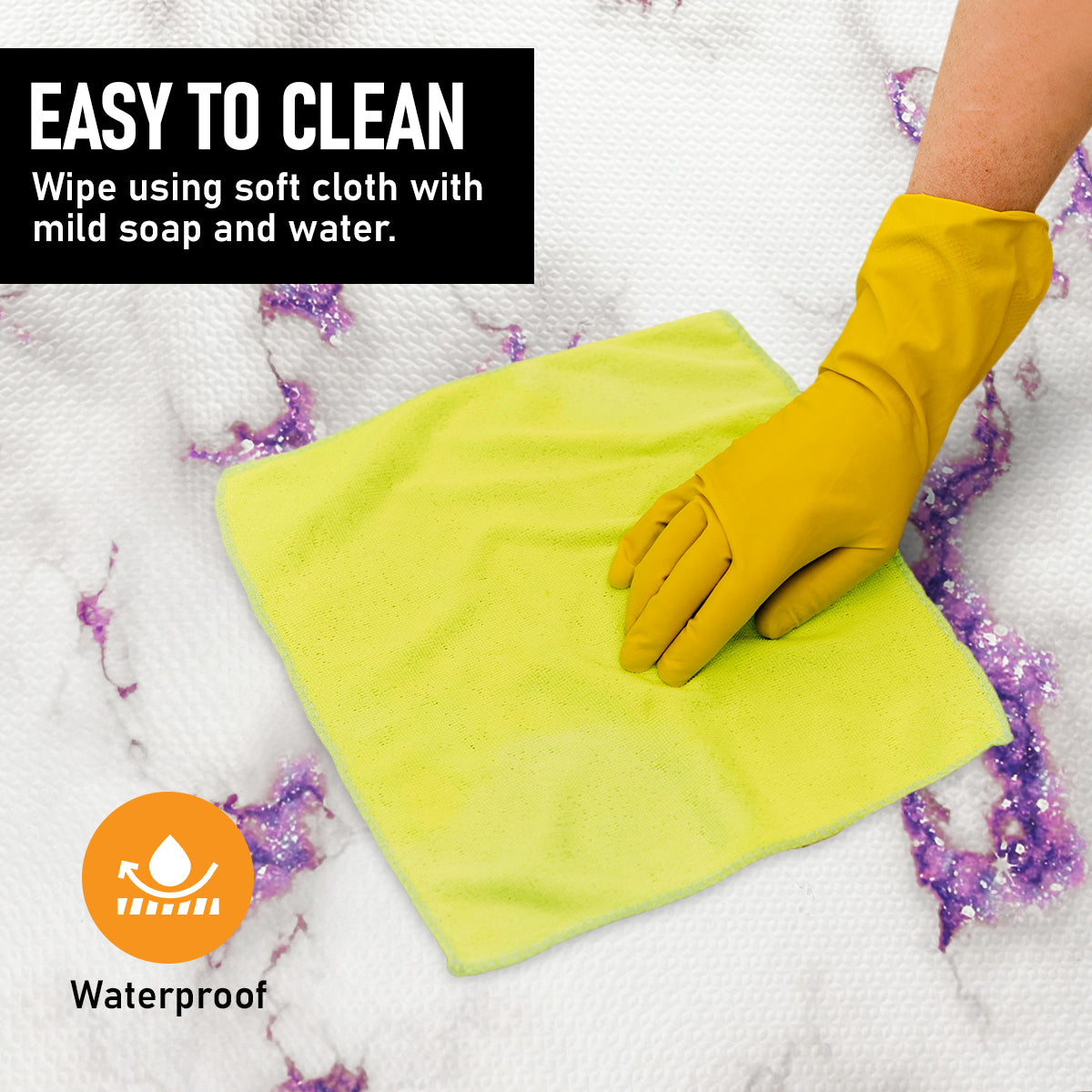 purple marble foam floor tiles