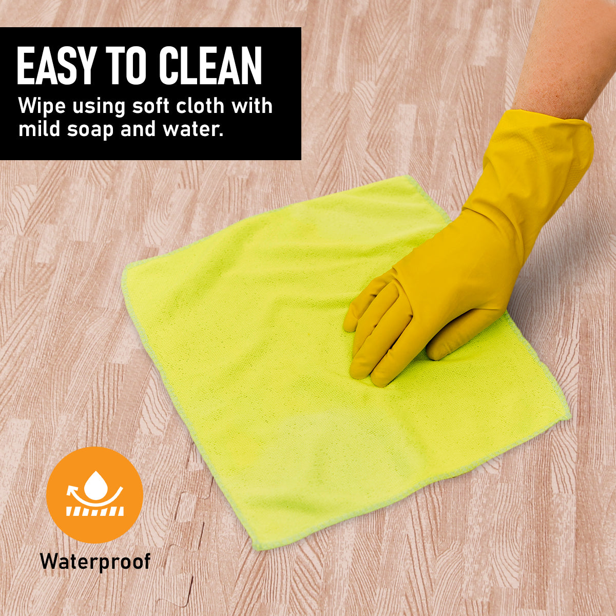 Light Oak Foam Floor Tiles - Unboxed