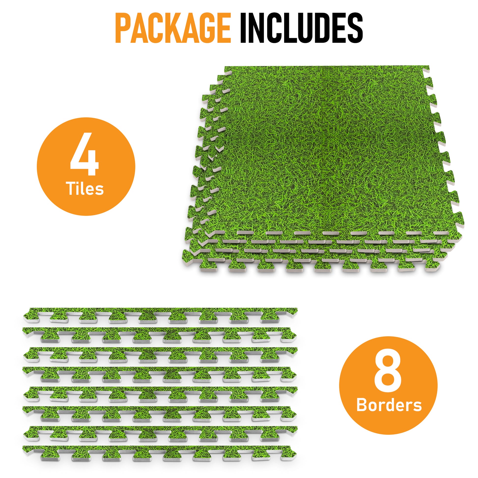 grass design foam floor tiles