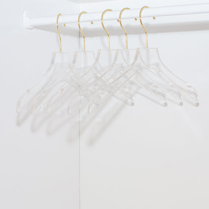 17 Adult Acrylic Shirt Hanger