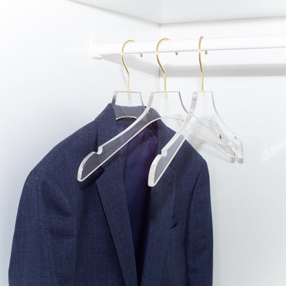 17 Adult Acrylic Shirt Hanger