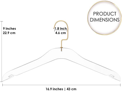 17 Adult Acrylic Coat Hanger